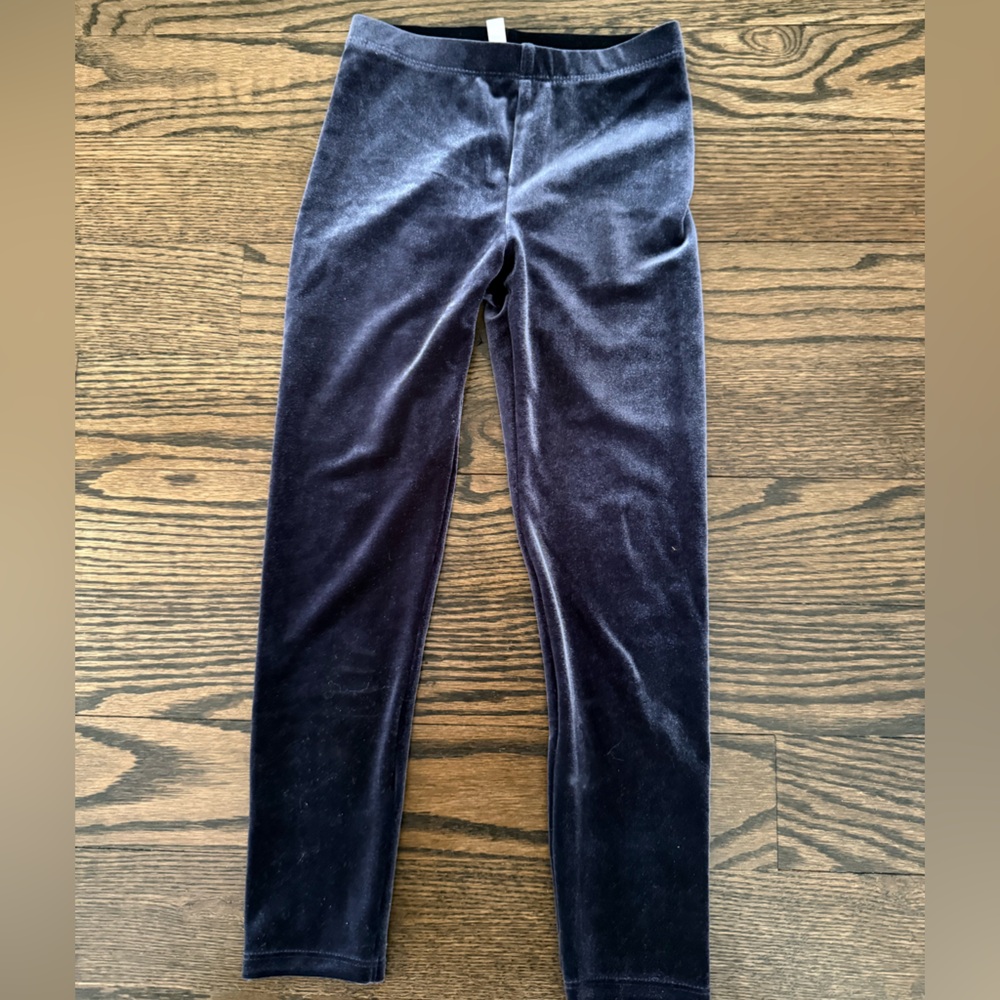 Janie and Jack Velvet Pants in Rich Navy